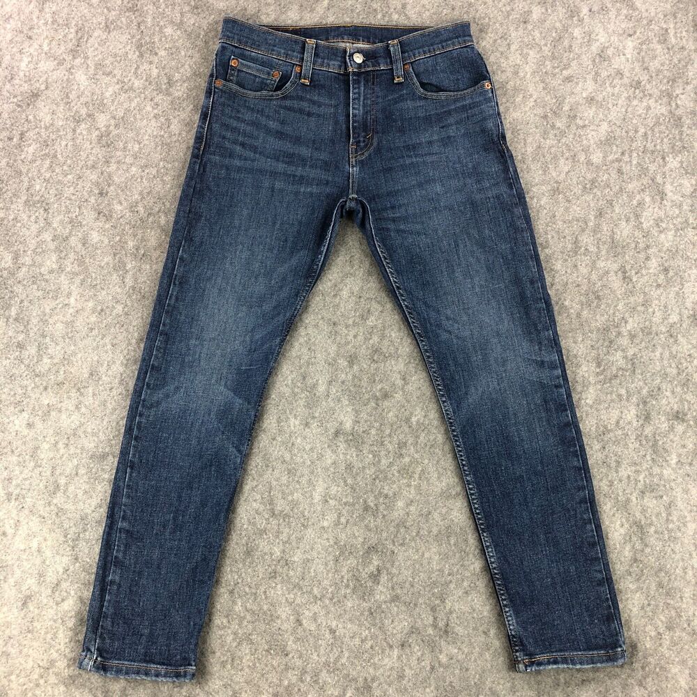 Levis 512 Jeans Mens 30x30 (30x28)* Blue Slim Tapered Medium Wash Cotton Stretch